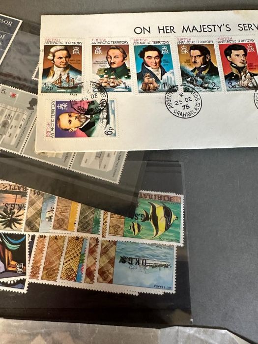 A selection of UK and World stamps to include The Solomon Islands Barbados and the British Antarctic - Image 3 of 7