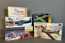 A selection of five vintage model kits AF