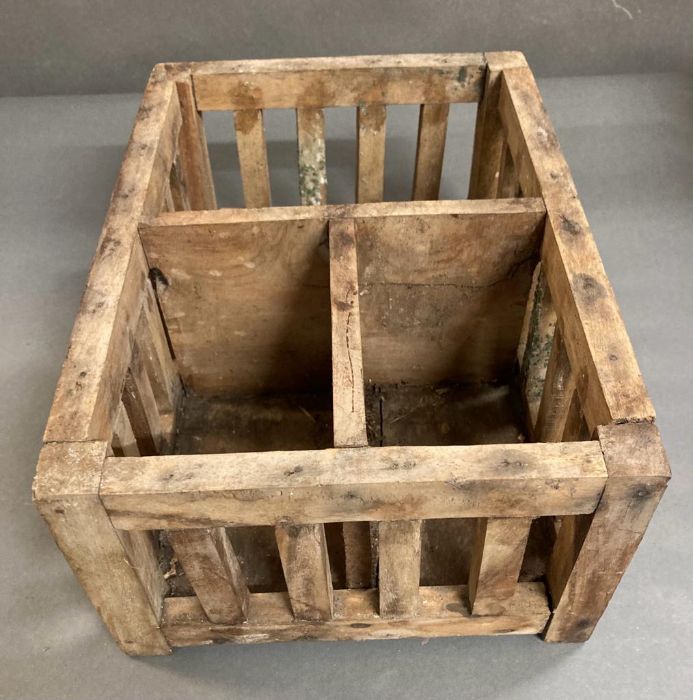 Two small crates with dividers (31cm x 23cm x 14cm) - Image 2 of 3