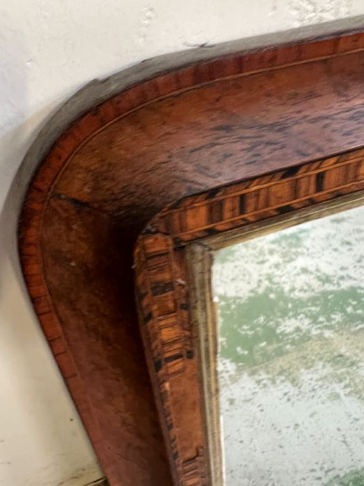 A mahogany over mantel mirror AF 110cm x 65cm - Image 4 of 4