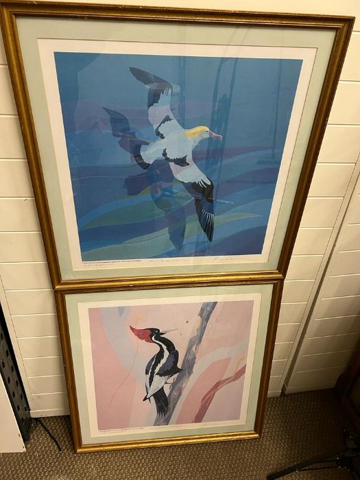 Two limited edition prints from series of Cathay Pacific's world of birds