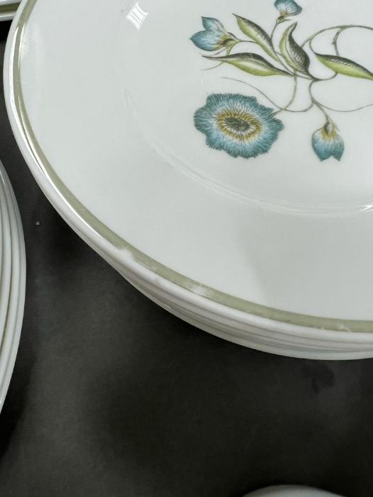 A large Wedgwood bone china Susie Cooper design "Katina" dinner service to include, eleven dinner - Image 4 of 7