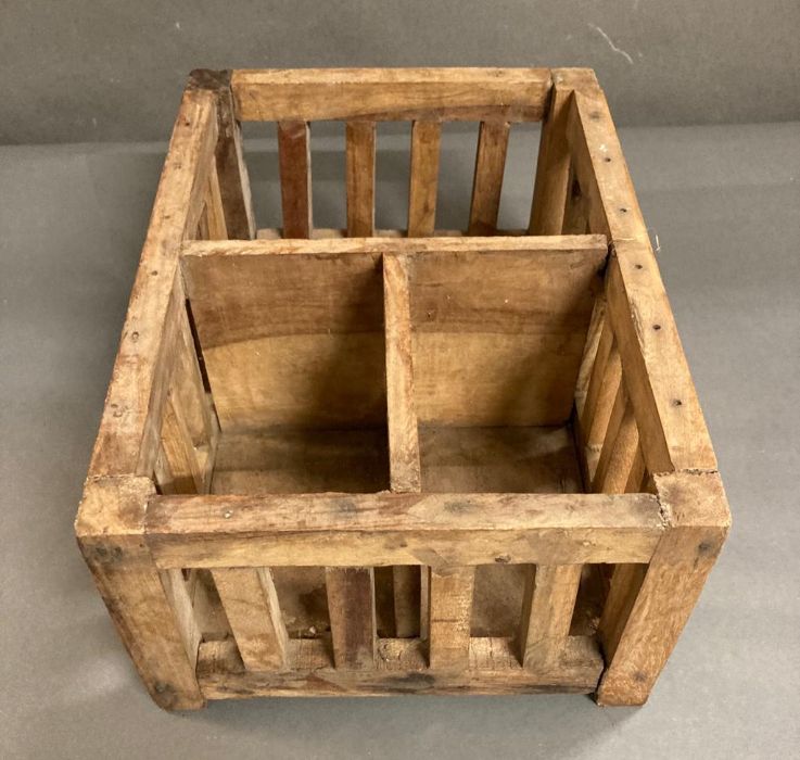 Two small crates with dividers (31cm x 23cm x 14cm) - Image 2 of 3