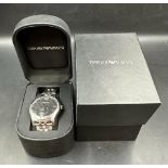 Emporio Armani boxed Gents watch, boxed with papers