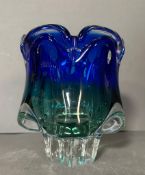 A Chribska glass vase