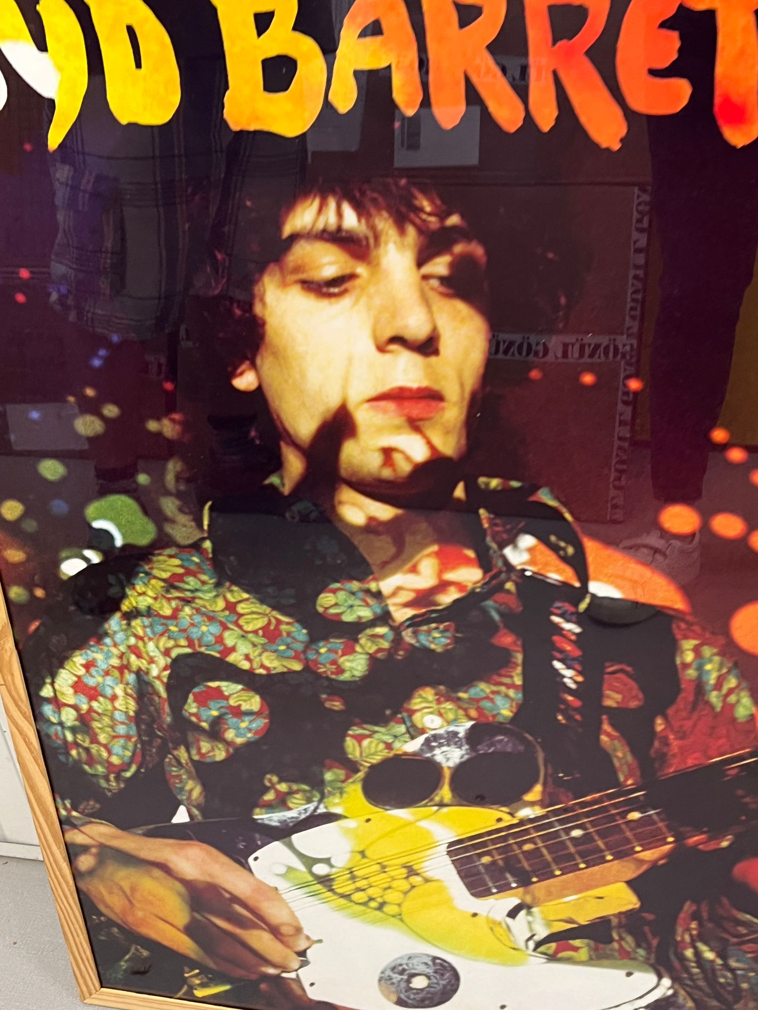 Framed Syd Barrett poster (Approximate Measurements 62cm x 95cm) - Image 2 of 3