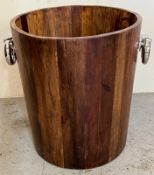 Sumava log bin by OKA (H 53cm x 55cm x 48cm)