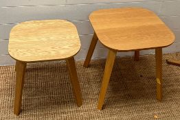 Two Mid Century style side tables