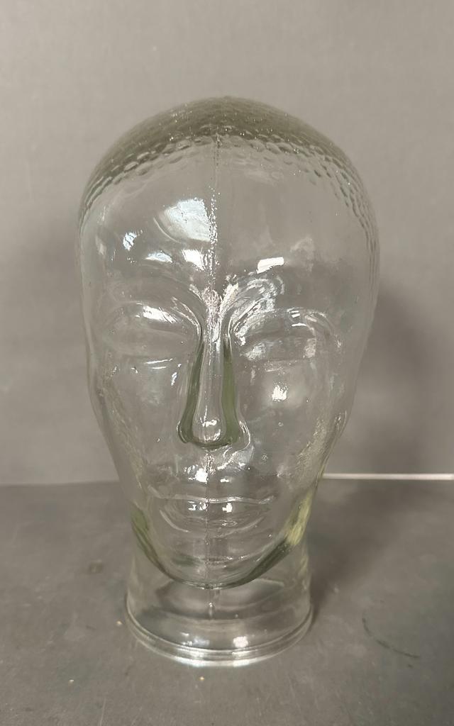 A vintage Italian glass display head - Image 2 of 3