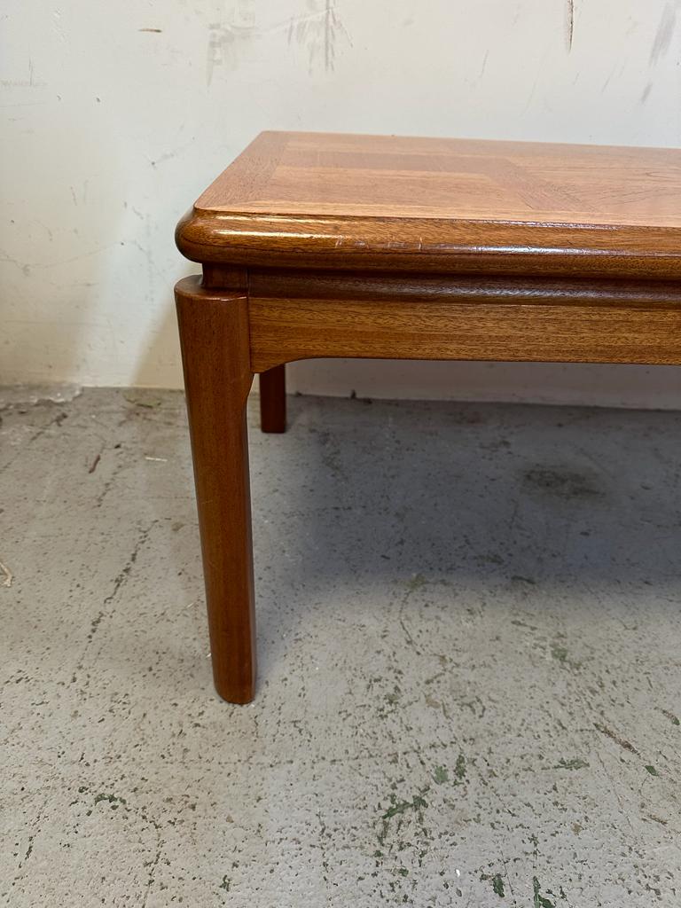 A Mid Century teak coffee table by Nathan (H43cm W110cm D52cm) - Image 2 of 4