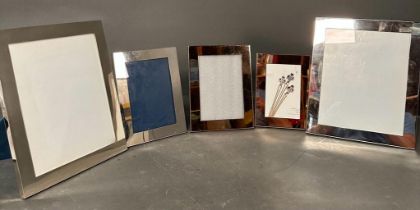 A selection of five Links of London picture frames (Largest is 29.5 x24.5)