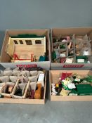 A large quantity of dolls house furniture