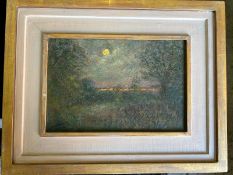 British Contemporary 20th century, oil on canvas, signed bottom left, 'M J. Strang', frame size 46