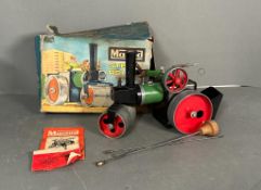 A Boxed Vintage Mamod steam roller