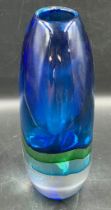 A Murano sommerso Art glass vase. H 26cm