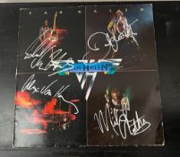 A "Van Halen" signed album