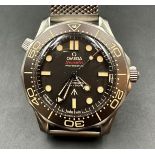 Titanium Omega Seamaster 300 '007 Edition' (No Time to Die Limited Edition, brown dial with original