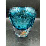 Echt Bleikristall art glass vase H 12.5cm