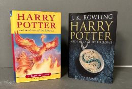 Two Harry Potters first edition, "The Order of The Pheonix" and "The Deathly Hallows"