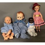 A selection of vintage dolls. Variouns ages some A F