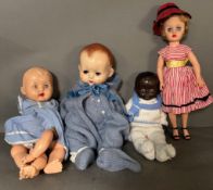 A selection of vintage dolls. Variouns ages some A F