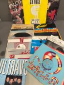 Approx twenty five pop records from various years