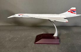 Concorde interest: A diecast model of Concorde