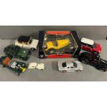 A selection of diecast vehicles