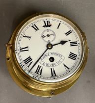 Dobbie, Mcinnes And Clyde Ltd brass Clock (Untested)