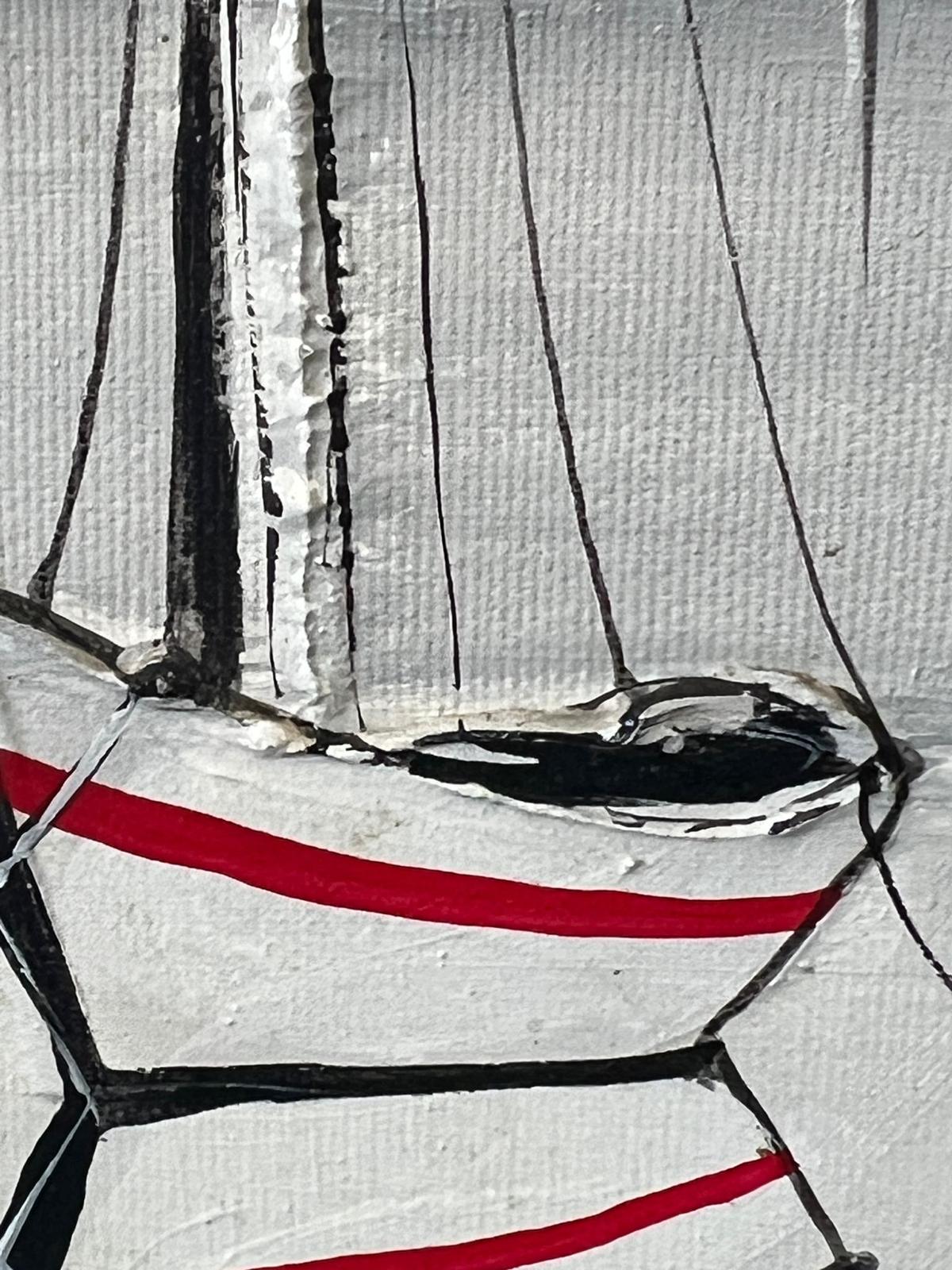 Marc B Denoun 'St Tropez' (43cm x 74cm) oil on canvas - Image 4 of 5