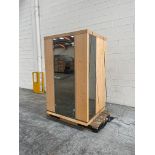 A new Ergo Balance II Sauna 1 to 2 persons. Power: 1.900 Watt Dimensions: 128x 115x 208 cm (WxDxH)