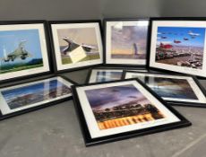 A selection of eight limited edition Concorde photographs by Adrian Meredith.