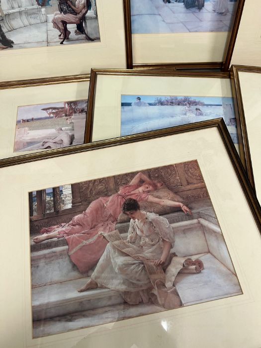A selection of seven Lawrence Alma-Tadema prints. - Image 2 of 4