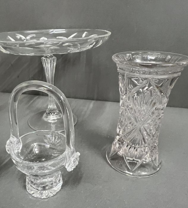 A selection of cut glass and a Norway decanter - Image 3 of 4