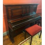 A Hayden and Co upright piano