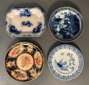 A small selection of vintage china including Wedgwood.