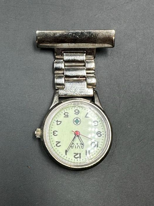 An Aviva nurses fob pin fastening watch - Image 3 of 3