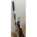 Ryobal RPT400 hedge trimmer and Mac leaf blower