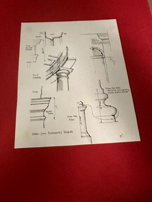 A selection of architectural studies from the University of Cambridge architectural department. - Image 3 of 6