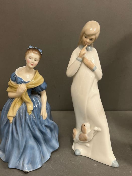 Four china figures to include Royal Doulton and Nao - Image 2 of 7