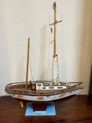 A model yacht "The Gull" (H86cm W70cm)