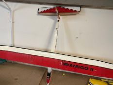 Red Glider plane (108cm x 180cm)