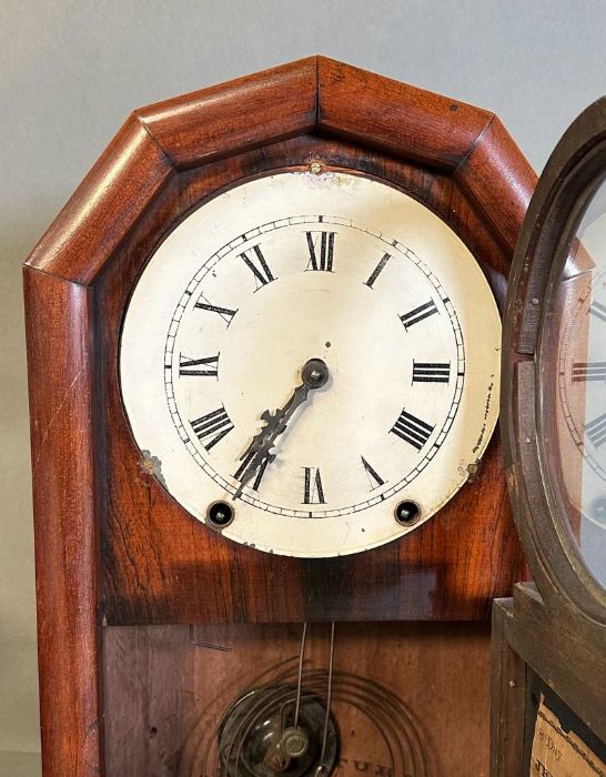An eight day striking mantel clock by Jerome and Co of New Haven - Image 2 of 5
