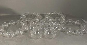 A selection of Serax glass vases. Four nine ball and ten singles