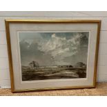 A rural scene by Rowland Hilder (BRITISH 1905-1993) Limited Edition print signed by artist bottom