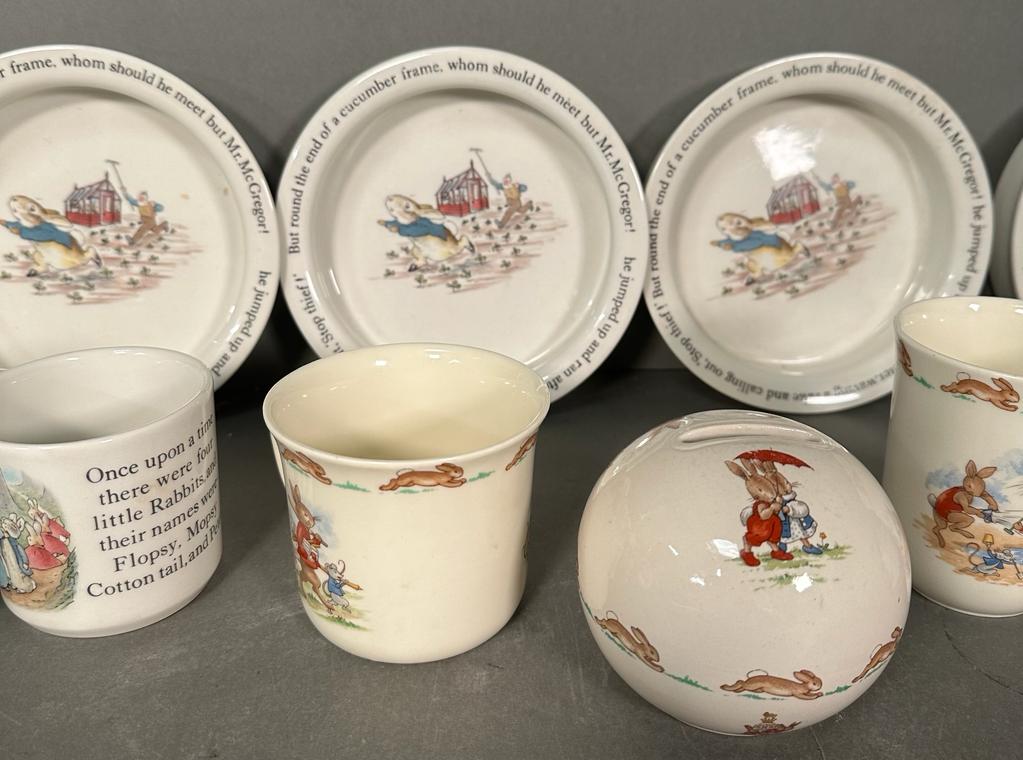 An assortment of Wedgewood Beatrix Potter and Royal Doulton Bunnykins china - Image 5 of 6