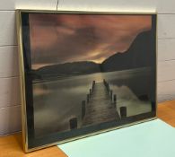 A framed 80's style print by Mel Allen Ullswater