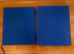 A boxed hardback book documenties The History of Chelsea Football Club titled "The Spirit of