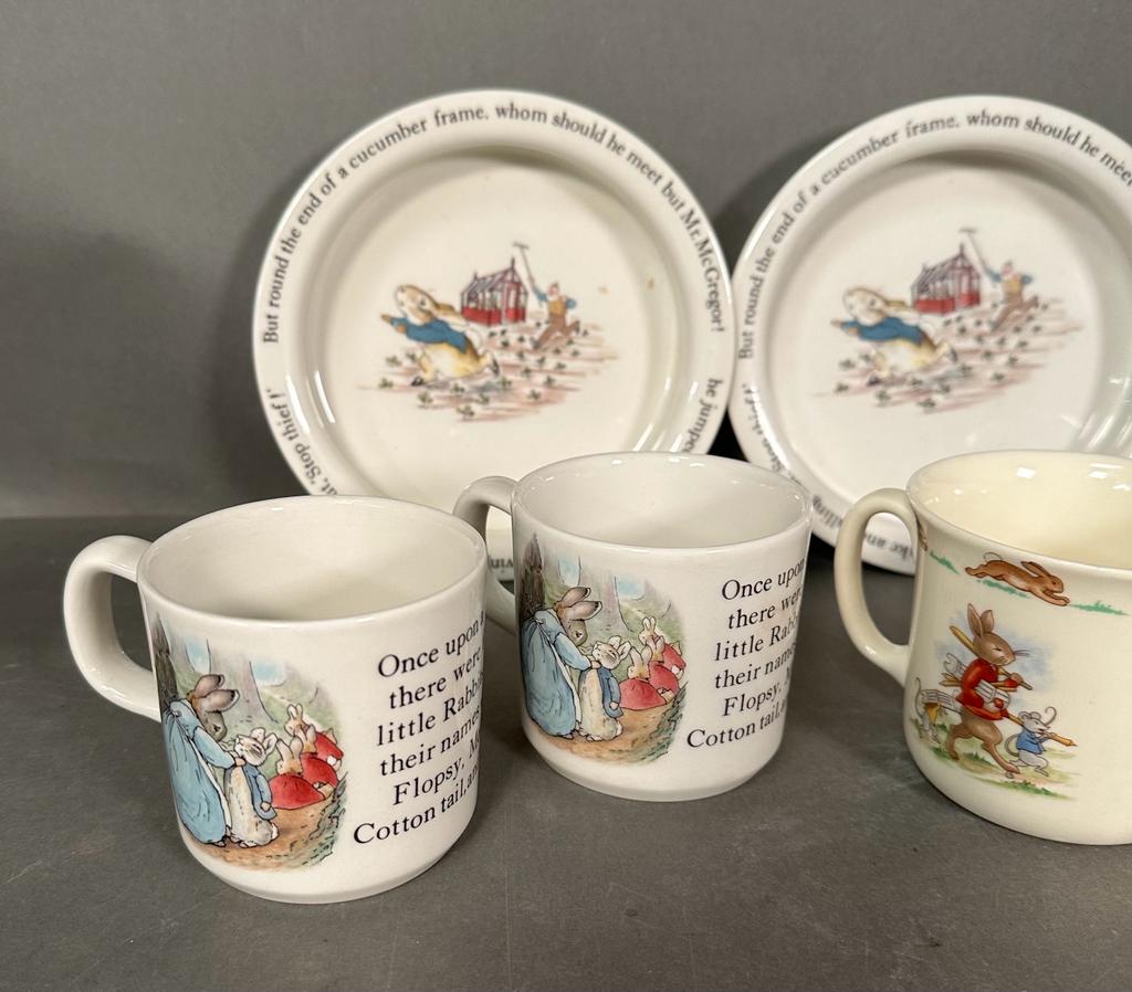 An assortment of Wedgewood Beatrix Potter and Royal Doulton Bunnykins china - Image 3 of 6