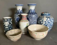 A large selection of Oriental porcelain
